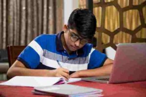 A student Studying With Full Dedication _Forango